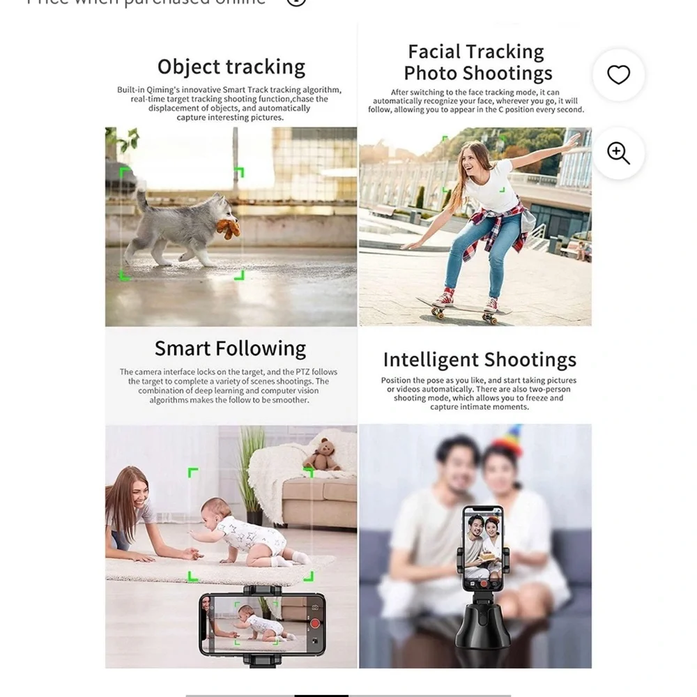 Bluetooth rotation shooting camera
